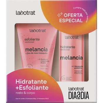 PACK ESFOLIANTE 150G + HIDRATANTE 190ML DIA A DIA - MELANCIA