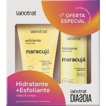 PACK ESFOLIANTE 150G + HIDRATANTE 190ML DIA A DIA - MARACUJA