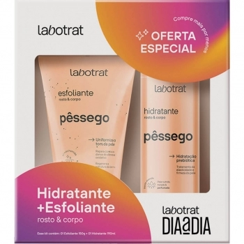 PACK ESFOLIANTE 150G + HIDRATANTE 190ML DIA A DIA - PESSEGO