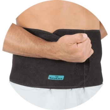 FAIXA ABDOMINAL NEOPRENE 20CM PRETA TAKECARE