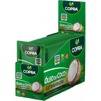 OLEO DE COCO EXTRA VIRGEM SACHÊ 40X15ML COPRA