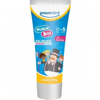 GEL DENTAL INF S/FLUOR MUNDO BITA MORANGO 100G