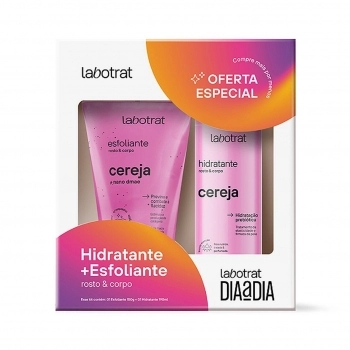 PACK ESFOLIANTE 150G + HIDRATANTE 190ML DIA A DIA - CEREJA