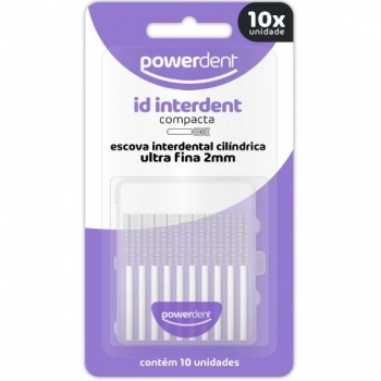 ESCOVA INTERDENTAL CILINDRICA 2MM EXT.FINA C/10