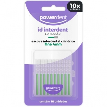 ESCOVA INTERDENTAL CILINDRICA 4MM FINA C/10