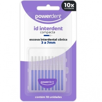 ESCOVA INTERDENTAL CONICA 3 A 7MM C/10