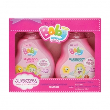 KIT MURIEL BABY SH/COND 100 ML MENINA
