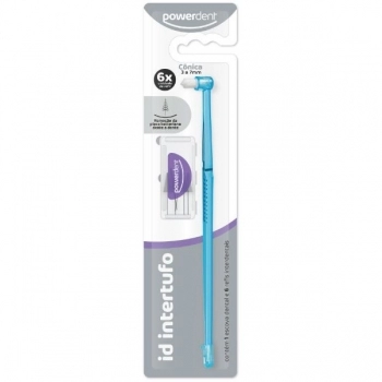 ESCOVA INTERTUFO+REFIL INTERDENTAL CONICO 3 A 7MM