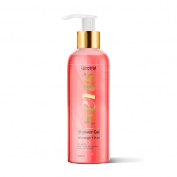 SABONETE GEL LIQUIDO MORANGO E RUBI SENS 230ML LABOTRAT