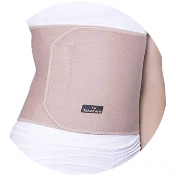 FAIXA ABDOMINAL NEOPRENE 20CM BEGE TAKECARE