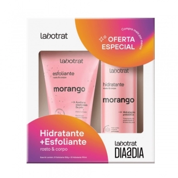 PACK ESFOLIANTE 150G + HIDRATANTE 190ML DIA A DIA - MORANGO