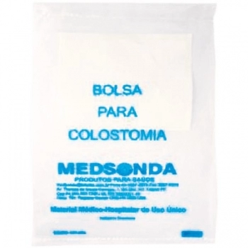 BOLSA P/COLOSTOMIA DESC.50MM PCT C/10 MEDSONDA