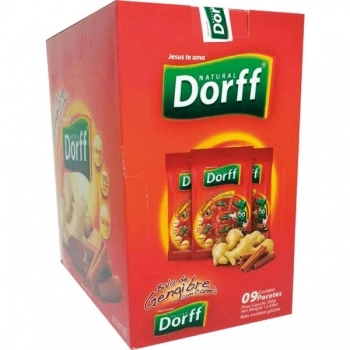BALA DORFF GENGIBRE E CANELA DISPLAY C/9X40G