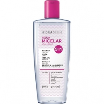 AGUA MICELAR 5 EM 1 HIDRADERM 200ML