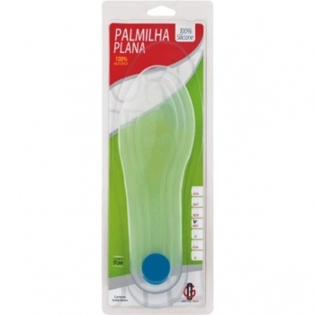 PALMILHA SILICONE PLANA C/PONTO 34/35 PAR