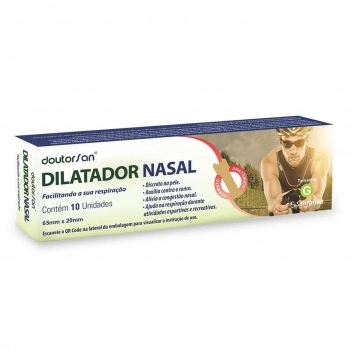 DILATADOR NASAL G 65X20MM C/10 DOUTORSAN