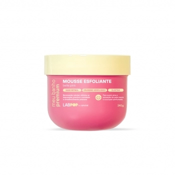 MOUSSE ESFOLIANTE BELLE PINK 240G LABPOP LABOTRAT