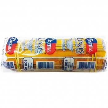 LIXA P/UNHAS MOSTARDA POP C/100 DARMA