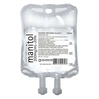SOL.MANITOL 20% 250ML BOLSA HALEXISTAR