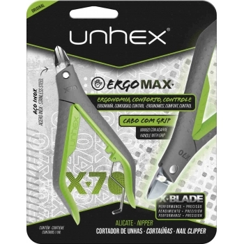 ALICATE PARA UNHAS UNHEX X70 - VERDE LIMAO