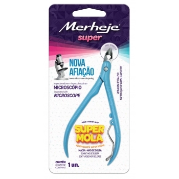 ALICATE P/ CUTICULAS MERHEJE AZUL