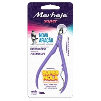ALICATE P/ CUTICULAS MERHEJE LILAS
