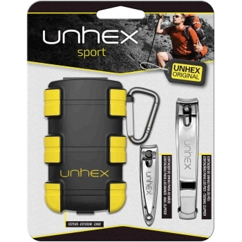 CORTADORES ESTOJO C/2UN UNHEX ADVENTURE PRETO/AMARELO