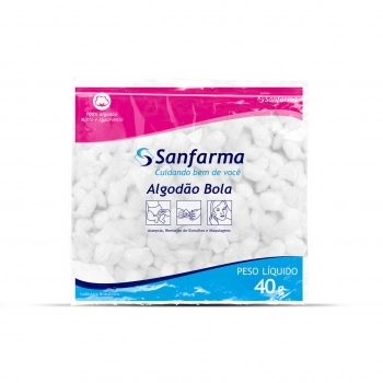 ALGODAO BOLA 40G SANFARMA