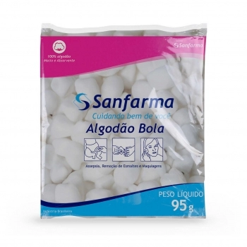 ALGODAO BOLA 95G SANFARMA