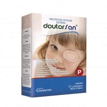 PROTETOR OCULAR ESTERIL P C/10 SANFARMA