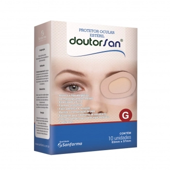 PROTETOR OCULAR ESTERIL G C/10 SANFARMA