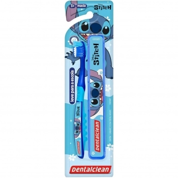 ESCOVA DENTAL INF C/ESTOJO STITCH MACIA