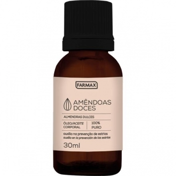 OLEO CORPORAL AMENDOAS DOCE BE VEG 30ML FARMAX