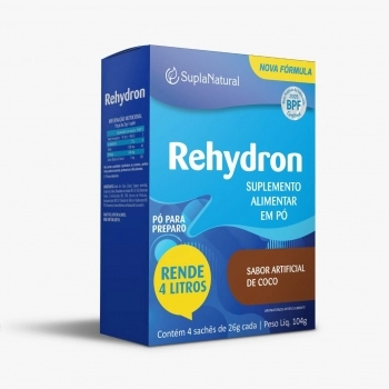 REHYDRON REIDRATANTE ORAL COCO C/4 SACHES DE 26G