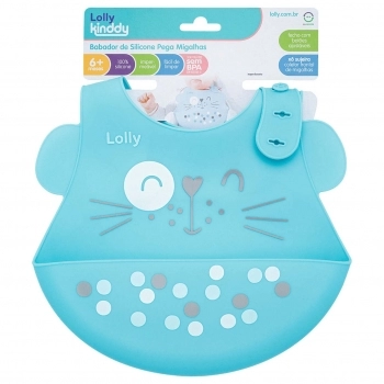 BABADOR SILIC PEGA MIGALHAS AZUL LOLLY