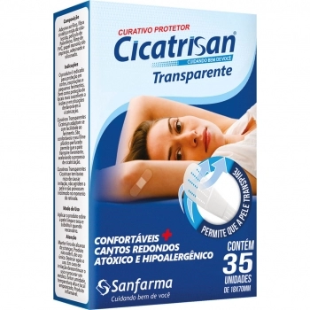 CURATIVO TRANSPARENTE C/35 CICATRISAN