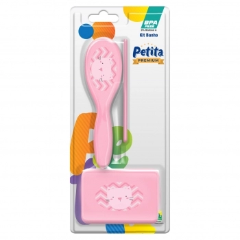 KIT BANHO INFANTIL PETITA ROSA