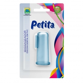 ESCOVA MASSAGEADORA GENGIVA AZUL PETITA
