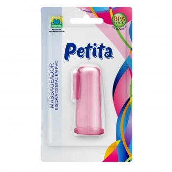 ESCOVA MASSAGEADORA GENGIVA ROSA PETITA
