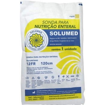 SONDA P/NUTRIÇAO ENTERAL N°12 SOLUMED