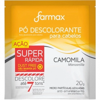 PÓ DESCOLORANTE CAPILAR CAMOMILA 20G