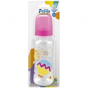 MAMADEIRA CINT DECOR SIL RED 240ML ROSA PETITA