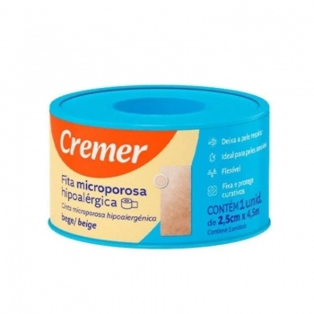 FITA MICROP.BEGE 2,5CMX4,5M CREMER