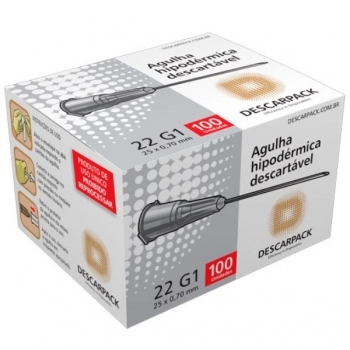 AGULHA DESC.25X7 C/100 DESCARPACK
