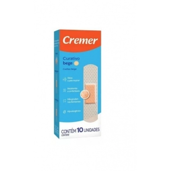 CURATIVO CREMER BEGE C/10