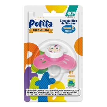 CHUPETA N°2 CHERIE SIL ORTO ROSA PETITA