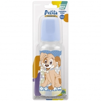 MAMADEIRA CINT DUKE SIL RED 240ML AZUL PETITA