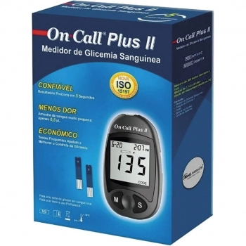 MEDIDOR GLICOSE ON CALL PLUS II BRANCO