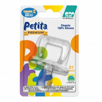 CHUPETA N°2 100% SILICONE ORTO NATURAL PETITA