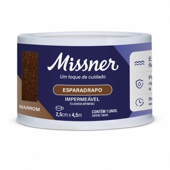 ESPARADRAPO IMP. PELE NEGRA 2,5CMX4,5M MISSNER